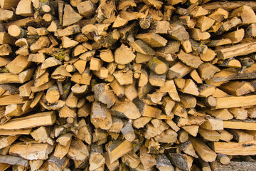 stack of brown firewood logs
