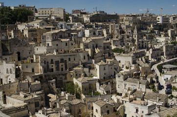 Naklejka premium Ancient town of Matera (Sassi di Matera)