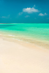 Fantastic beach in Maldivian island