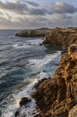 Fototapeta premium morning surf ibiza,spain, summer