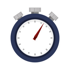 chronometer time counter clock device sport training vector illustration
