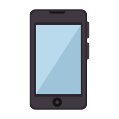 smartphone phone mobile communication technology vector illustration