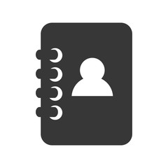 agend phone contacts directory book notebook phonebook vector illustration