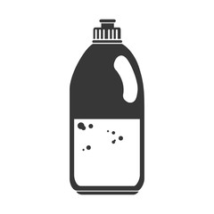 cleaning products plastic bottle container liquid vector illustration