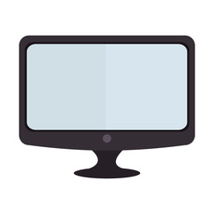 monitor pc computer screen device technology  vector illustration
