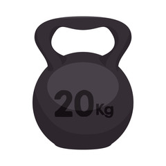 dumbbell weights gym equipment fitness lifestyle silhouette vector illustration