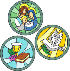 Stained Glass Christian Images