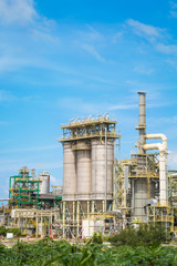 Fototapeta na wymiar Chemical refinery industrial plant