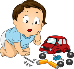 Kid Baby Boy Car Toy Parts