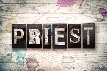 Priest Concept Metal Letterpress Type