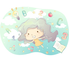 Kid Girl Education Quest