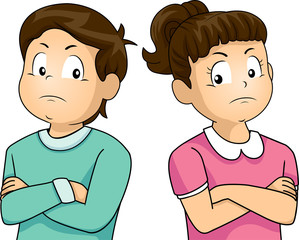 Kids Argument Ignore