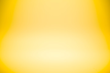 yellow gold gradient abstract studio wall for backdrop design for product or text put over