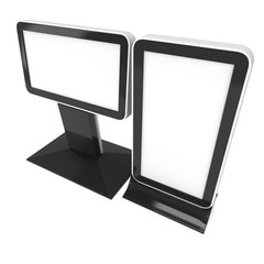 Lightbox LCD screen floor stand.