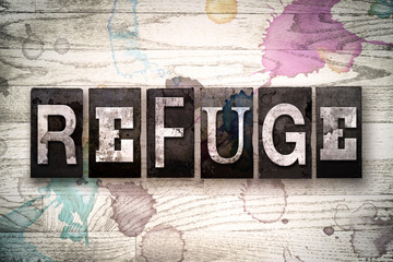 Refuge Concept Metal Letterpress Type