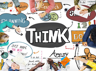 Think Thinking Idea Determination Planning Mind Concept
