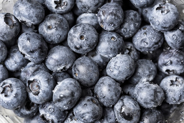 blueberry on wooden background