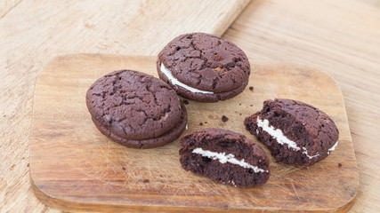 Homemade Chocolate cookie and cream
