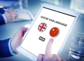 Language Dictionary English Chinese Concept