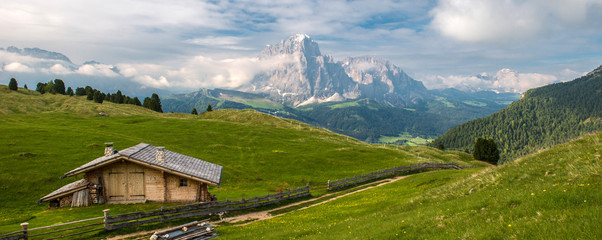 Fototapeta premium Gardena valley, Dolomites
