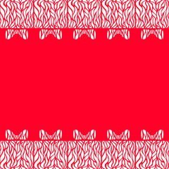 Decorative gift box for Christmas, New year, birthday,  baby shower cards.