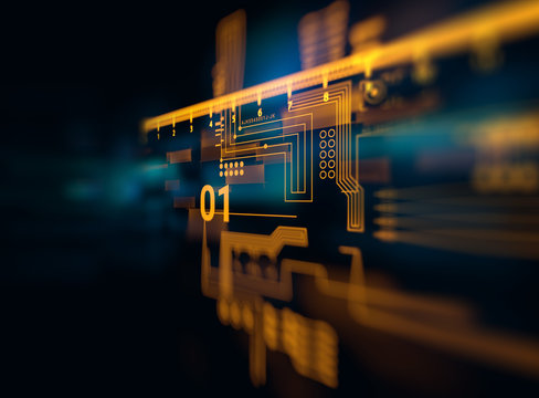 Programming code abstract technology background of software deve