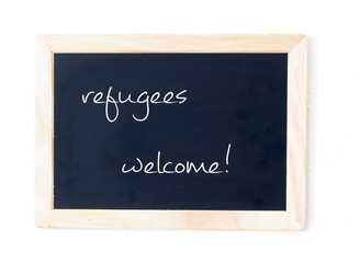 Fototapeta premium refugees welcome