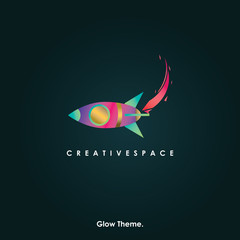 Fototapeta na wymiar Logo Icon Crativespace