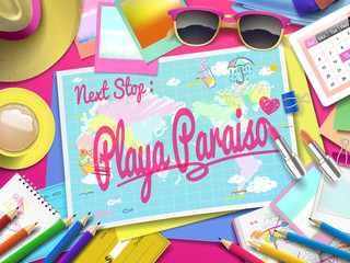 Playa Paraiso on map