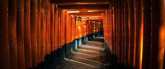 Fototapeten Fushimi Inari Taisha Schrein in Kyoto © Kittiphan