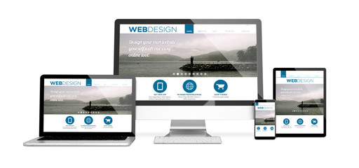 devices isolated mockup responsive web design design