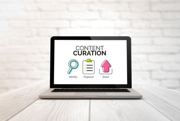 laptop with content strategy
