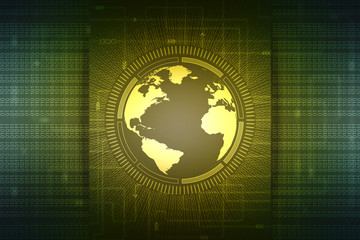 Digital Abstract technology background,2d illustration