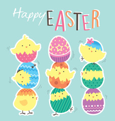 Easter Day greeting card