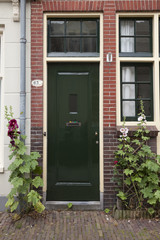 Naklejka premium Hauseingang, Groningen, Niederlande, Europa,