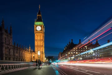 Photo sur Plexiglas Monument artistique Evening at the Big Ben and House of Parliament in London, UK