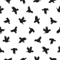 Seamless pattern - birds