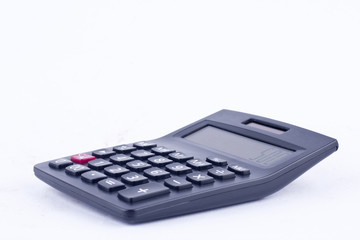 calculator for calculating the numbers accounting accountancy business  on white background isolated 
