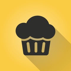 Cake - vector icon.