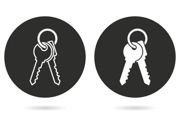 Key vector icon.