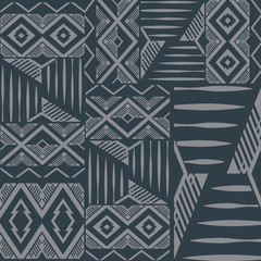 Seamless Tribal Pattern Design