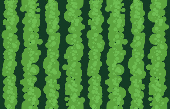 Green watermelon realistic seamless pattern