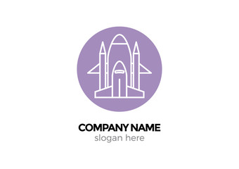 space shuttle logo vector