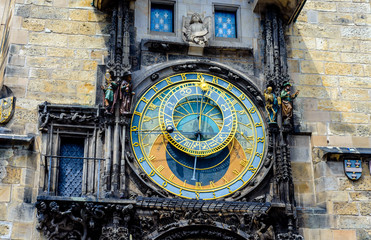 Detail of the astronomical clock Prague