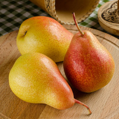 Pears on the table