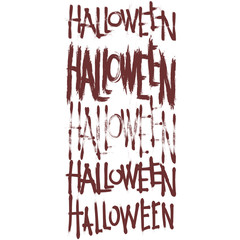 HALLOWEEN LETTERING GRUNGE.
