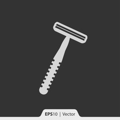 Razor vector icon for web and mobile