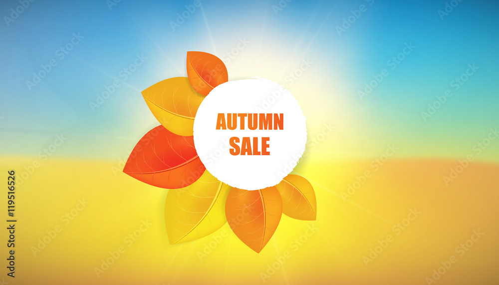 Canvas Prints autumn abstract background design.vector eps 10