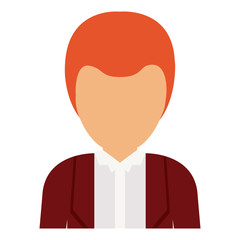 man male avatar person human icon. Colorful and Flat design. Vector illustration