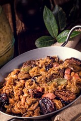 Old Polish traditional bigos